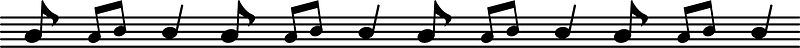 Musical note line