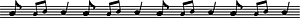Musical note line