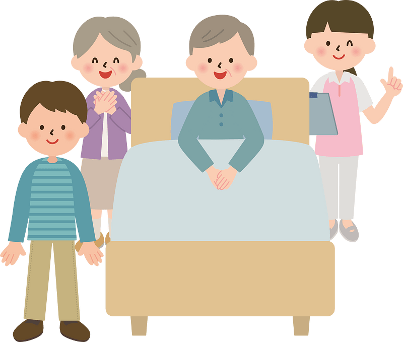 Nursing home bed
