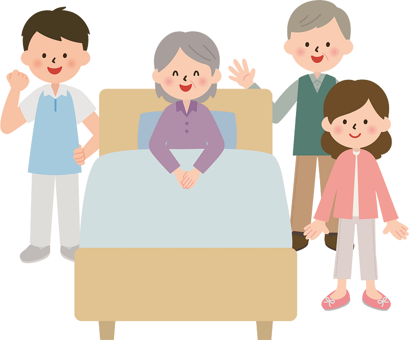 Nursing home bed