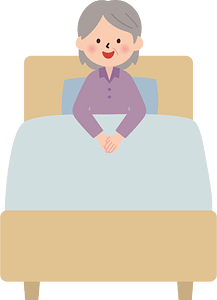 Nursing home bed