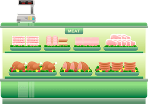 Meat shelf