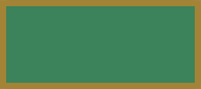 Oval blackboard