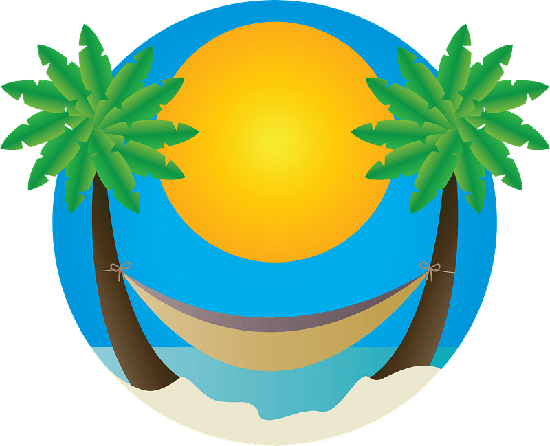 Summer vacation logo
