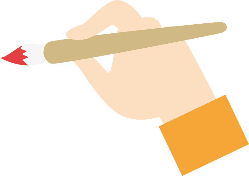 Paintbrush stationery