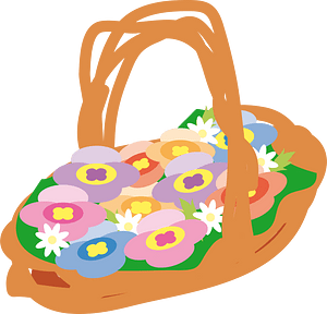 Pansy flower pot