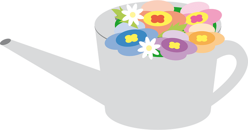 Pansy flower pot