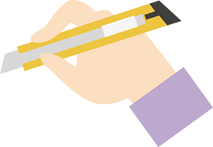 Paper cutter stationery