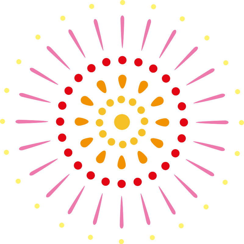 Pattern fireworks