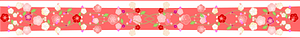 Plum blossoms line