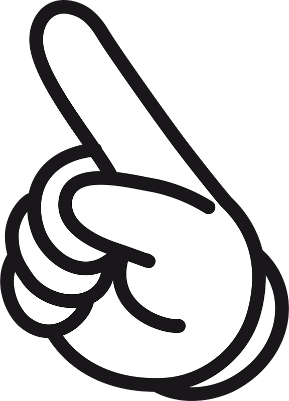 Pointing finger