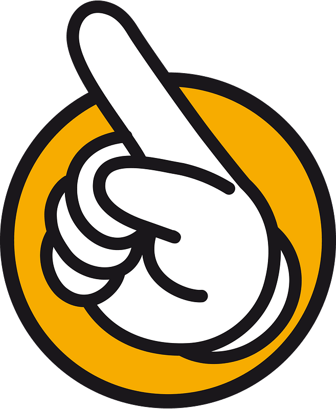 Pointing finger