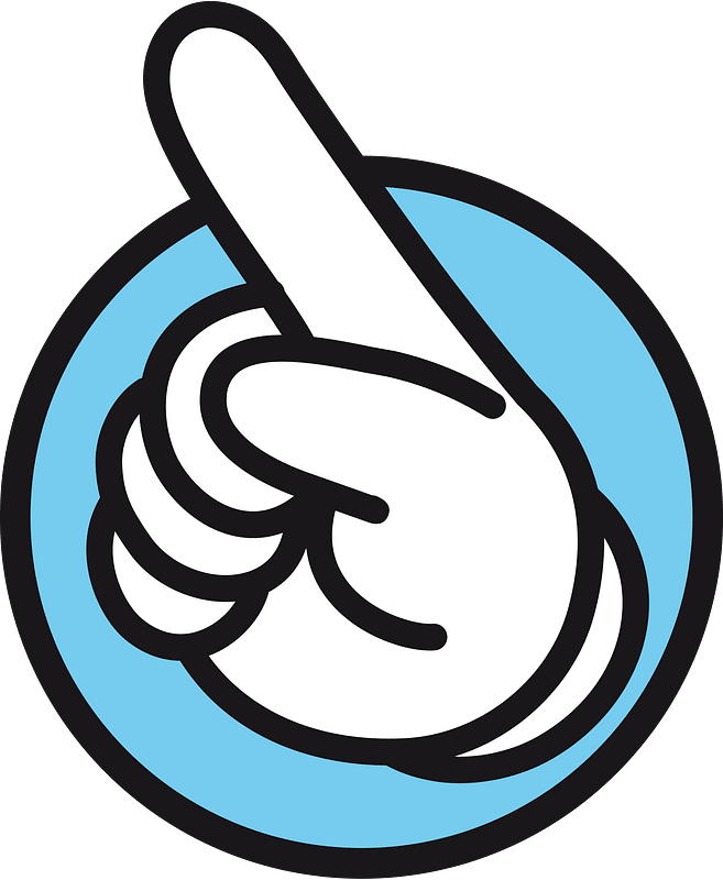 Pointing finger
