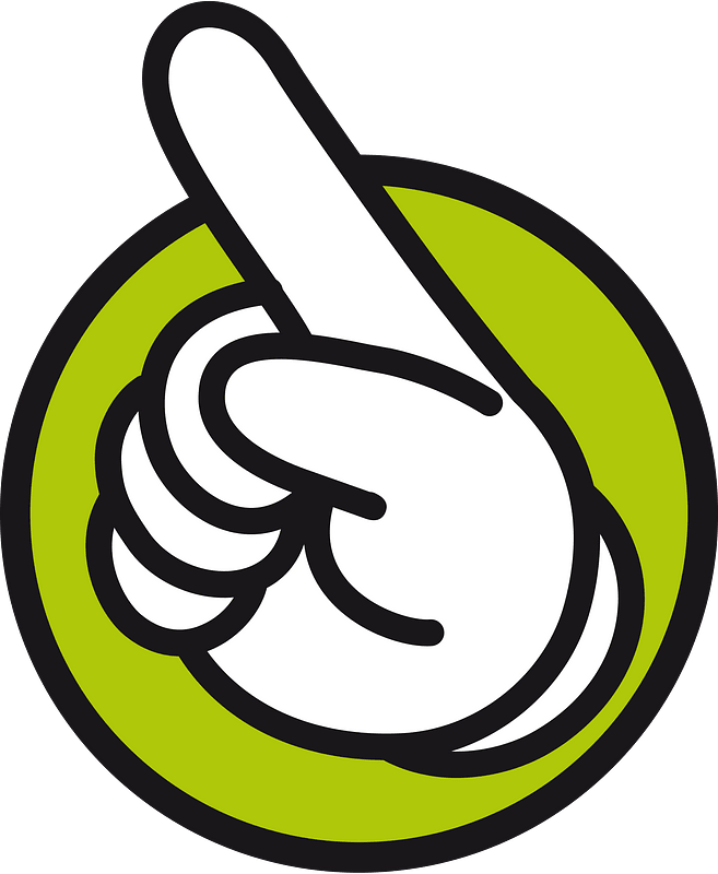 Pointing finger