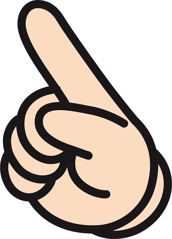 Pointing finger