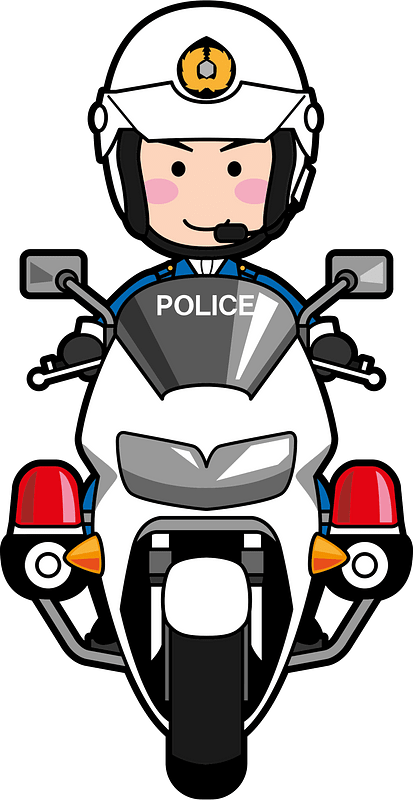 Police motorcycle
