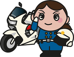 Police motorcycle