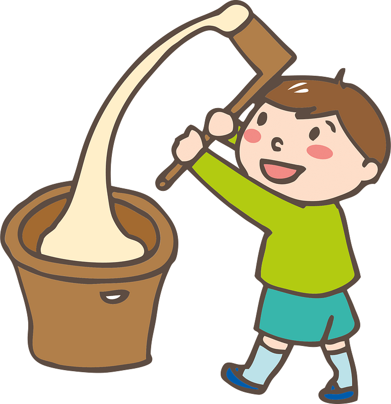 Pounding mochi