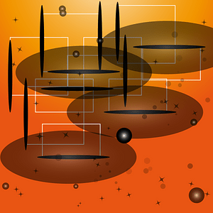 Quadrangle abstract background