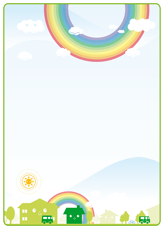 Rainbow city frame