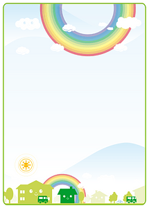 Rainbow city frame