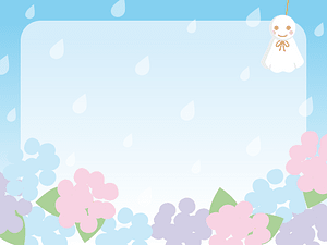 Rainy season frame