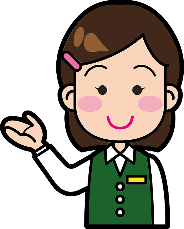 Receptionist woman