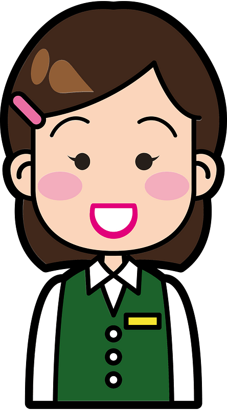 Receptionist woman