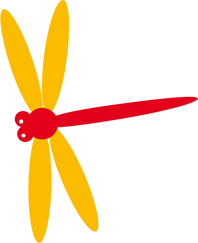 Red dragonfly