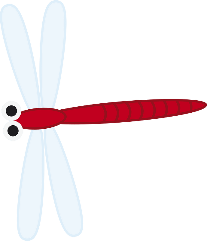 Red dragonfly