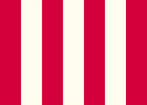 Red white curtain