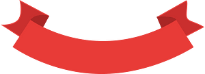 Red ribbon banner