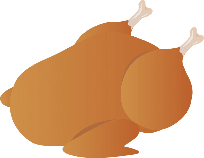 Roast turkey chicken