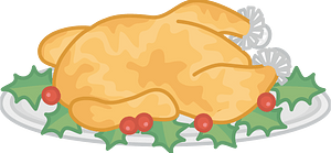 Roast turkey chicken