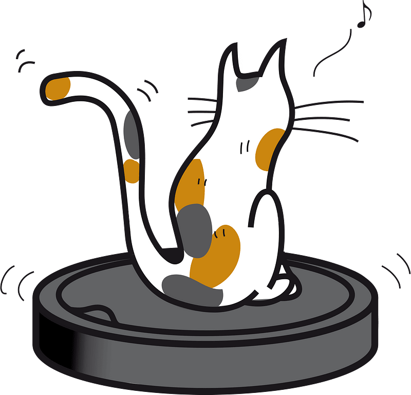 Robot cleaner cat