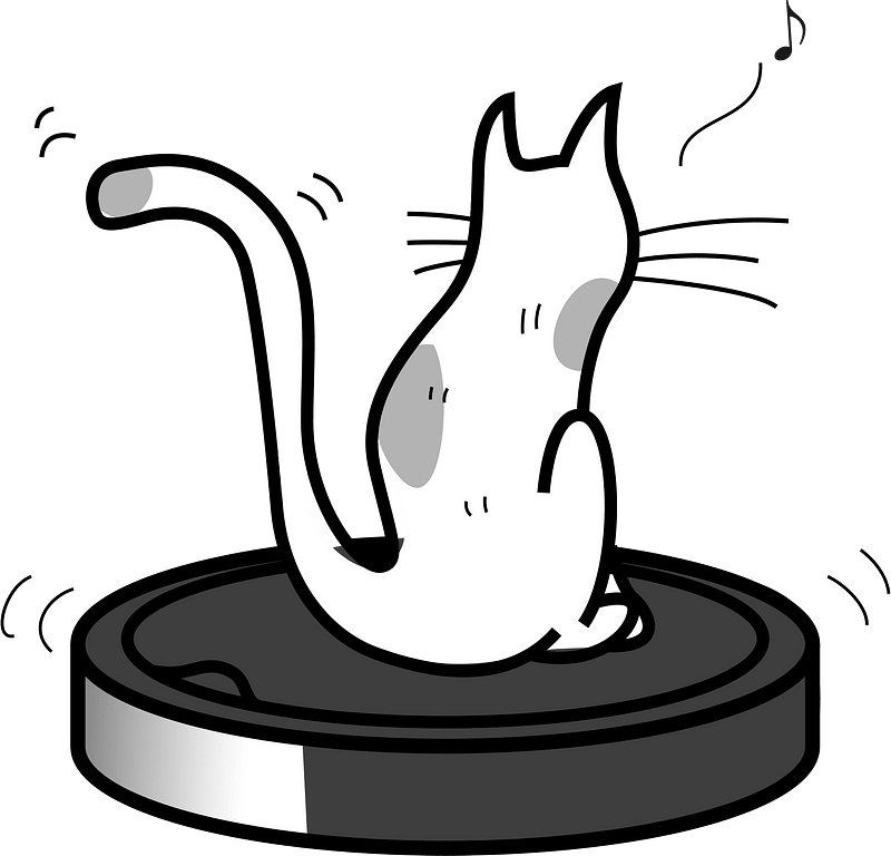 Robot cleaner cat