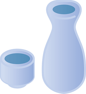 Sake cup bottle