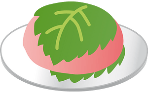 Sakuramochi wagashi