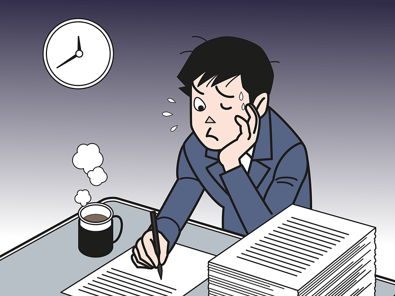 Salaryman overtime