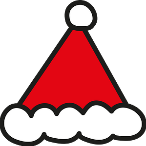 Santa claus cap