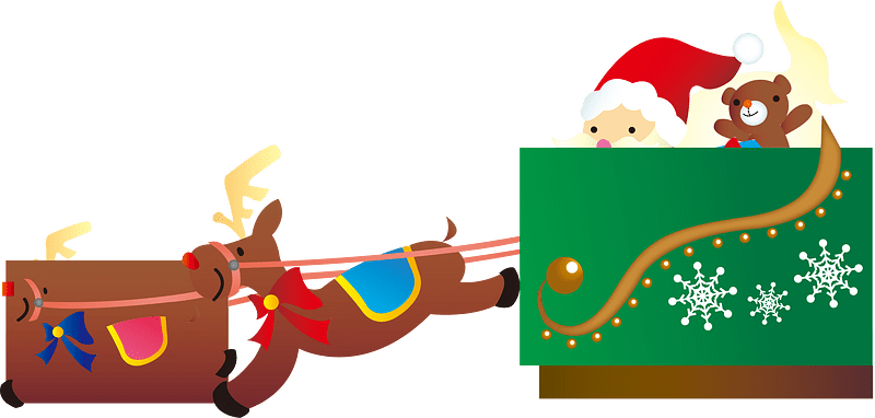 Santa claus reindeer