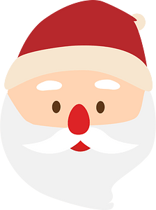 Santa clouse face