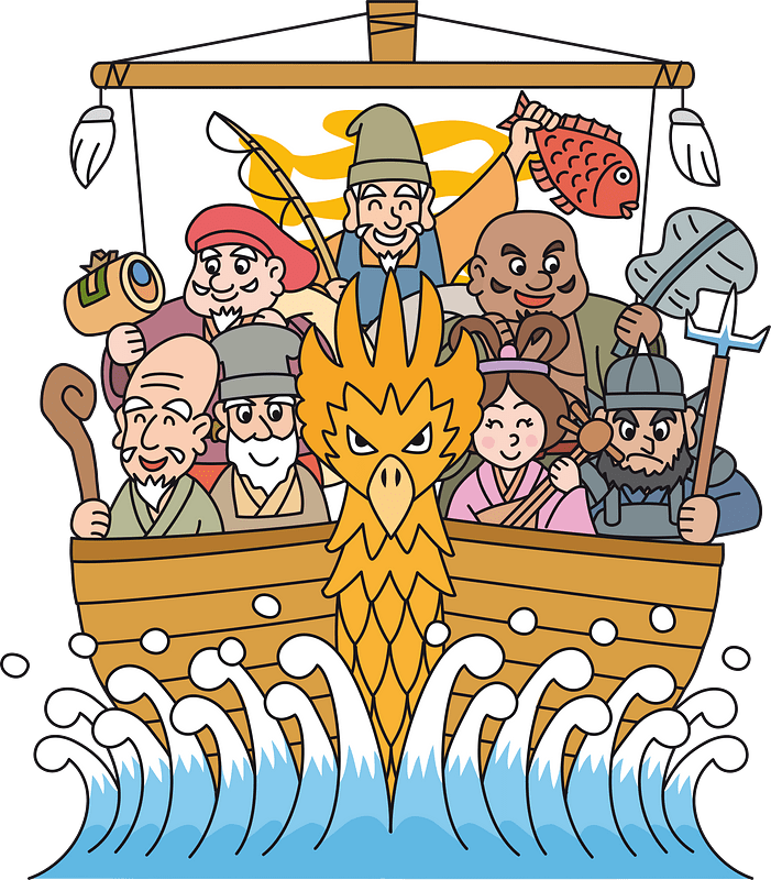 Seven lucky gods