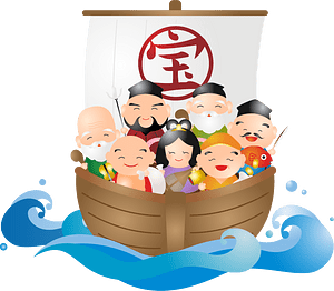 Seven lucky gods