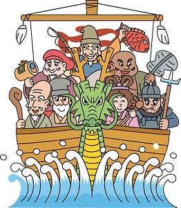 Seven lucky gods