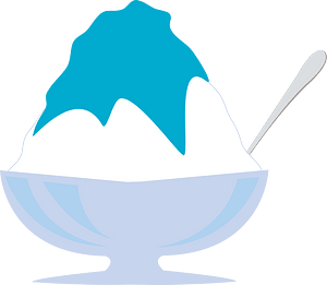Shaved ice dessert