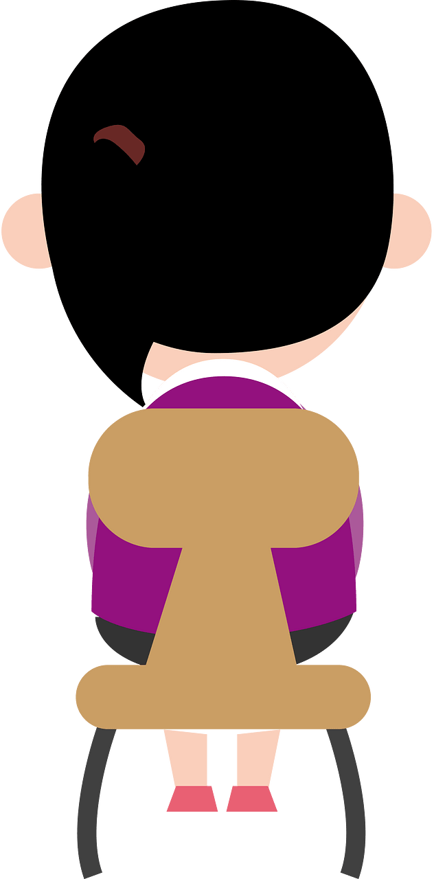 Sitting woman