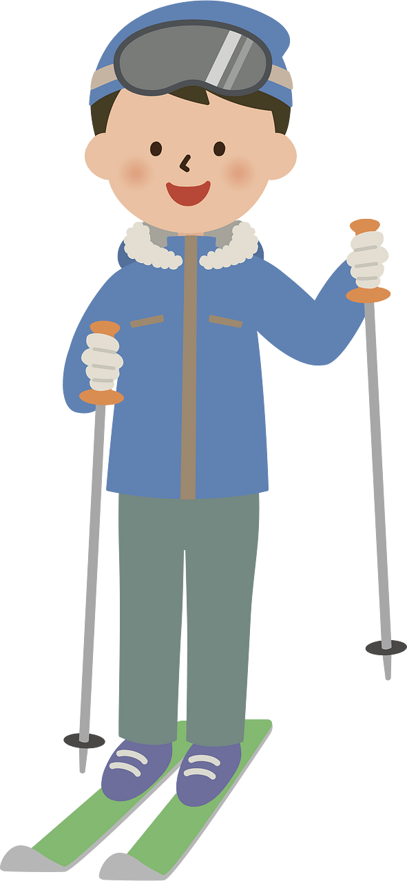 Skiing winter sports