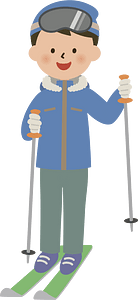Skiing winter sports