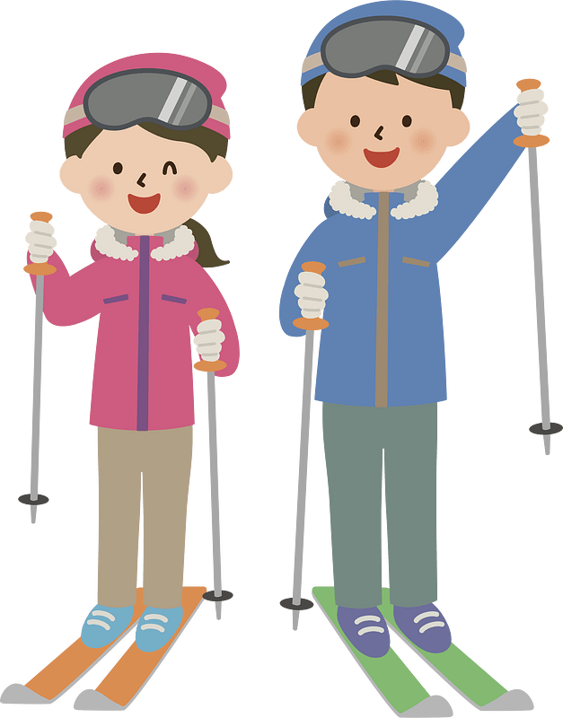 Skiing winter sports
